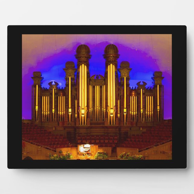 Mormon Tabernacle organ plaque (Front)