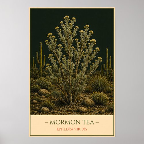 Mormon Tea Poster