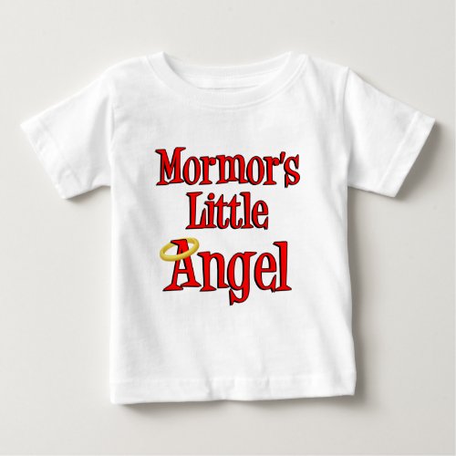 Mormors Little Angel Baby T_Shirt