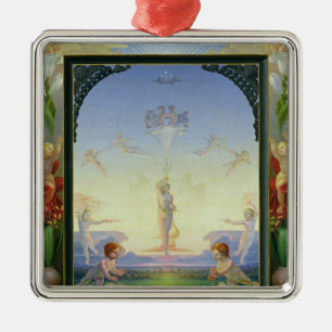 Morning, 1808 metal ornament