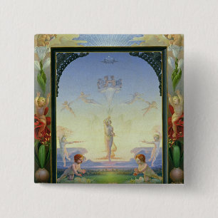 Morning, 1808 pinback button