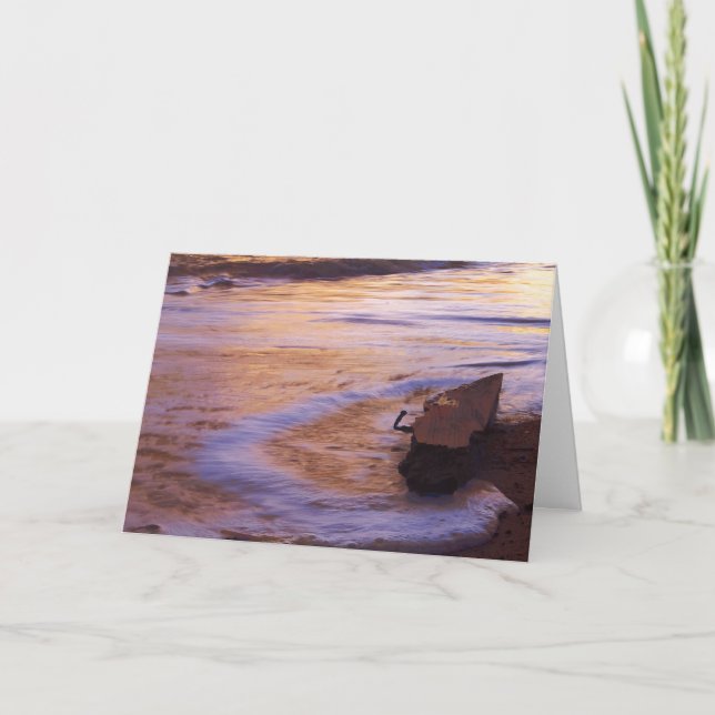 Morning Adrift Greeting Card (Front)