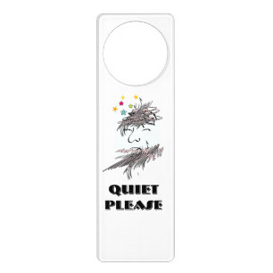 Morning After Quiet Please Acrylic  Door Hanger