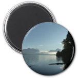 Morning at Lake McDonald in Glacier National Park Magnet