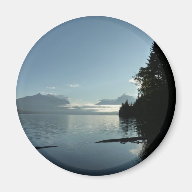 Morning at Lake McDonald in Glacier National Park Magnet (Front)