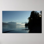 Morning at Lake McDonald in Glacier National Park Poster