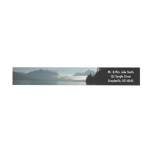 Morning at Lake McDonald in Glacier National Park Wrap Around Label