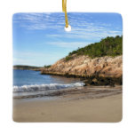 Morning at Sand Beach Ceramic Ornament
