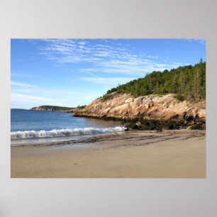 Morning at Sand Beach Poster