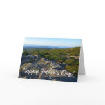 Morning atop Cadillac Mountain Acadia Father's Day Card