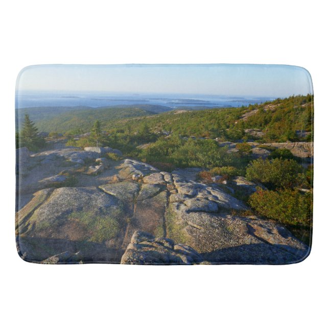 Morning atop Cadillac Mountain at Acadia Bath Mat (Front)