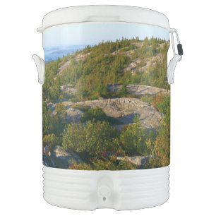 Morning atop Cadillac Mountain at Acadia Beverage Cooler
