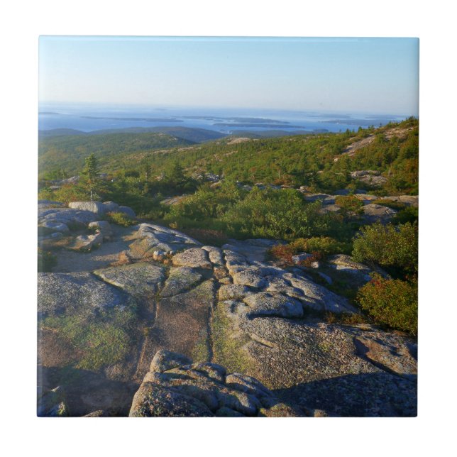 Morning atop Cadillac Mountain at Acadia Ceramic Tile (Front)