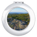 Morning atop Cadillac Mountain at Acadia Compact Mirror