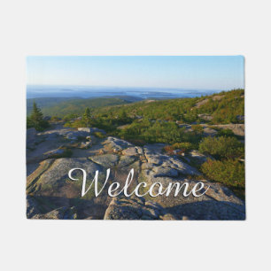 Morning atop Cadillac Mountain at Acadia Doormat