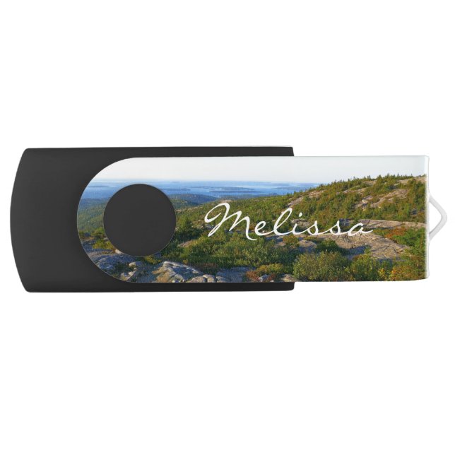 Morning atop Cadillac Mountain at Acadia Flash Drive (Front)