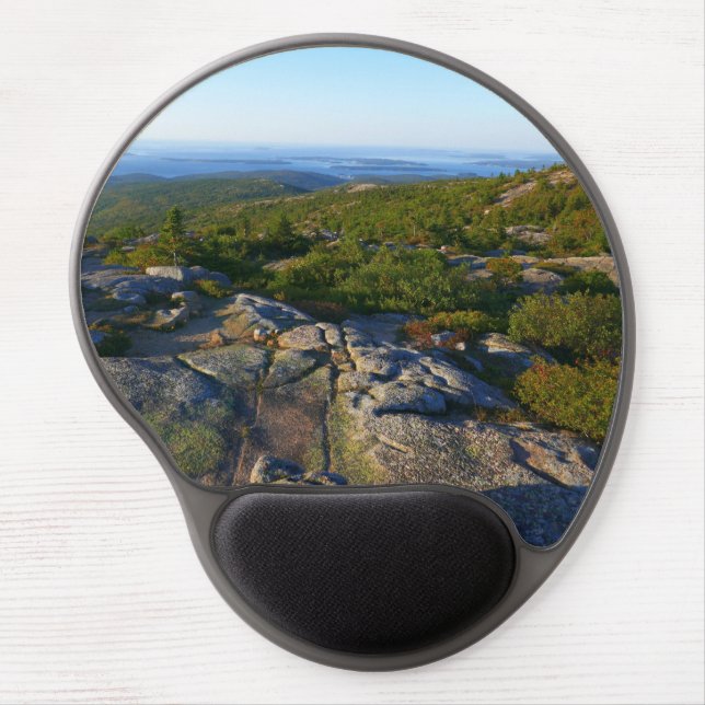 Morning atop Cadillac Mountain at Acadia Gel Mouse Pad (Front)