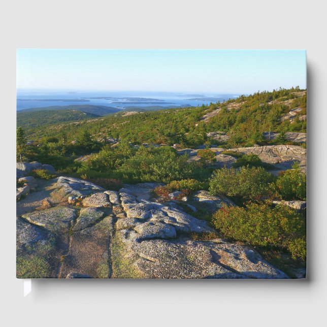Morning atop Cadillac Mountain at Acadia Guest Book (Front)