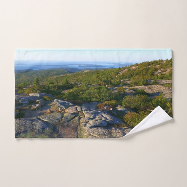 Morning atop Cadillac Mountain at Acadia Hand Towel (Hand Towel)