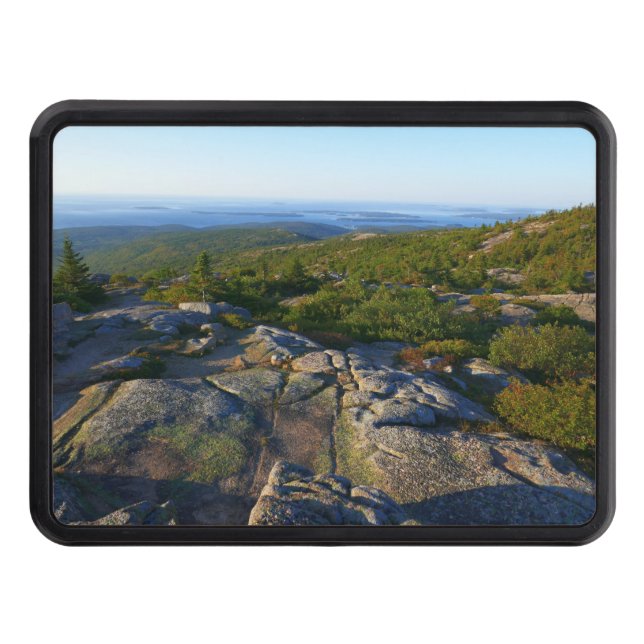 Morning atop Cadillac Mountain at Acadia Hitch Cover (Front)