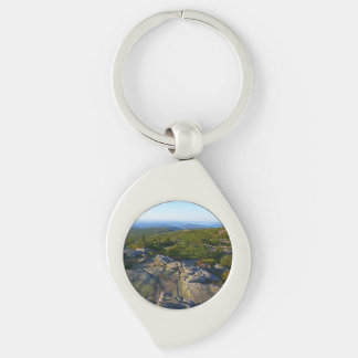 Morning atop Cadillac Mountain at Acadia Keychain