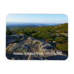 Morning atop Cadillac Mountain at Acadia Magnet