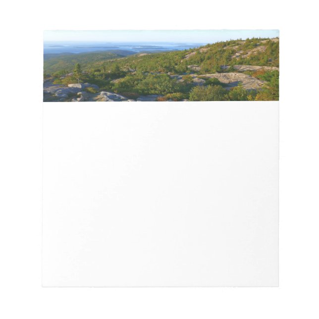 Morning atop Cadillac Mountain at Acadia Notepad (Front)