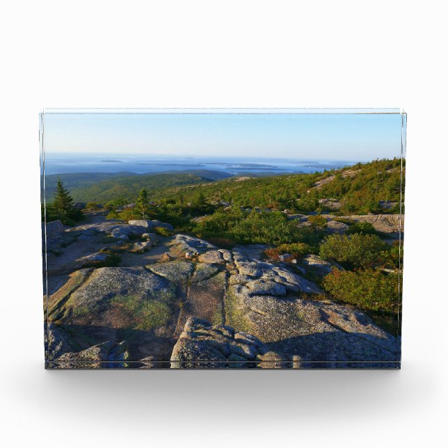 Morning atop Cadillac Mountain at Acadia Photo Block (Front)