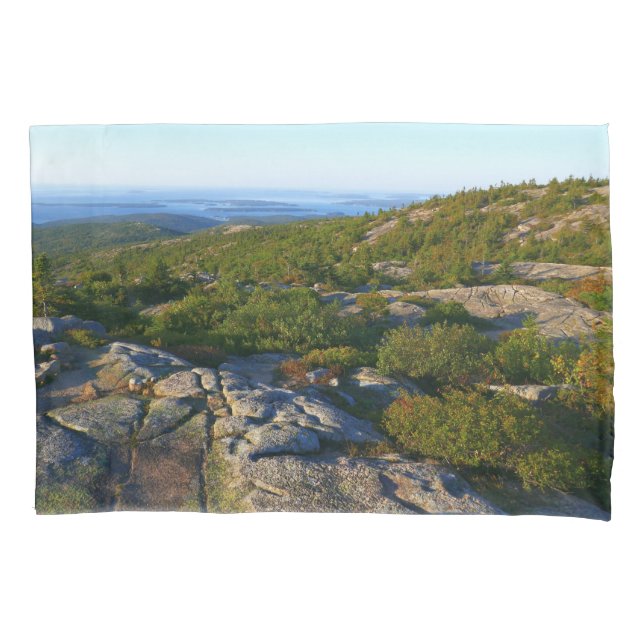 Morning atop Cadillac Mountain at Acadia Pillow Case (Front)