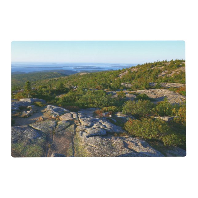 Morning atop Cadillac Mountain at Acadia Placemat (Front)
