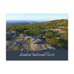 Morning atop Cadillac Mountain at Acadia Postcard