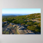 Morning atop Cadillac Mountain at Acadia Poster