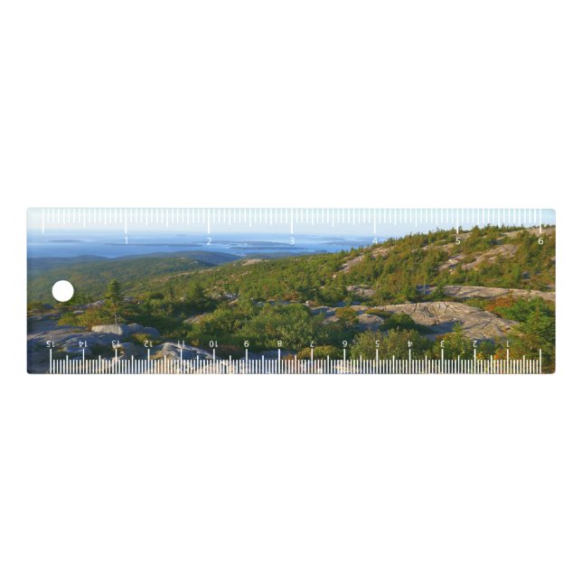 Morning atop Cadillac Mountain at Acadia Ruler (Front)