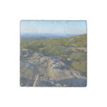 Morning atop Cadillac Mountain at Acadia Stone Magnet