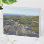 Morning atop Cadillac Mountain at Acadia Wooden Box Sign