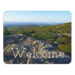 Morning atop Cadillac Mountain Door Sign