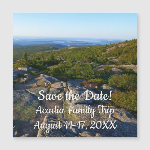 Morning atop Cadillac Mountain Save the Date