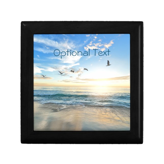 Morning Beach Seagulls Gift Box (Front)