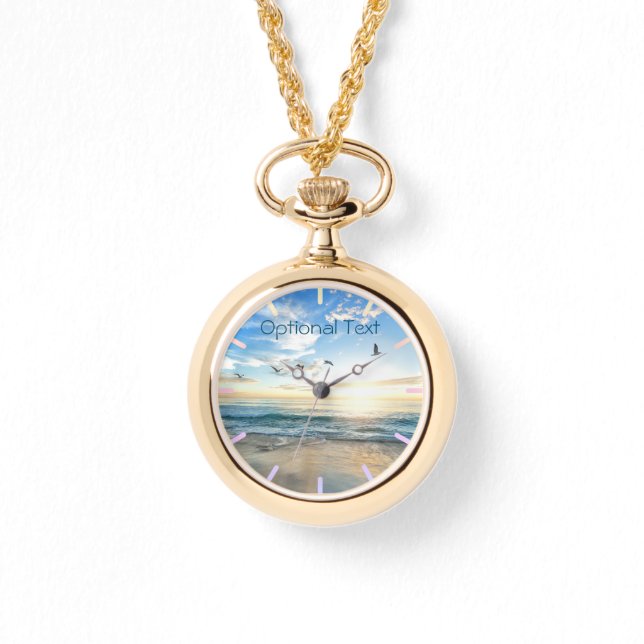 Morning Beach Seagulls Watch (Front)