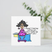 Morning Before Coffee Humor (Standing Front)