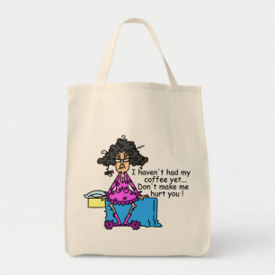 Morning Before Coffee Humor Tote Bag