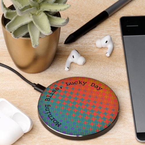 Morning Bliss Lucky Day modern design  Wireless Charger