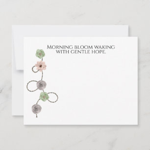 Morning Bloom Note Card