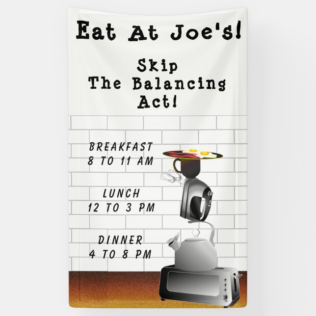 Morning Breakfast Fastfood Banner (Vertical)