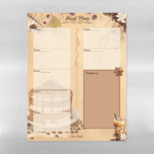Morning Brew 7 Day Blank Meal Planner