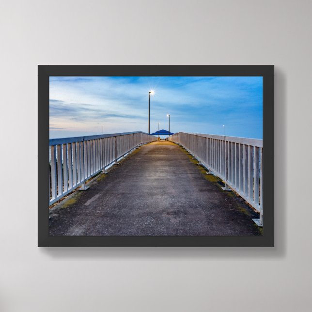 Morning Bridge Framed Art (Framed Front)