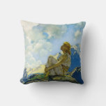 Morning, By Maxfield Parrish Throw Pillow at Zazzle