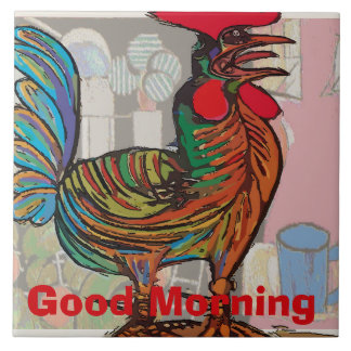 Morning Call, Rooster, Tile