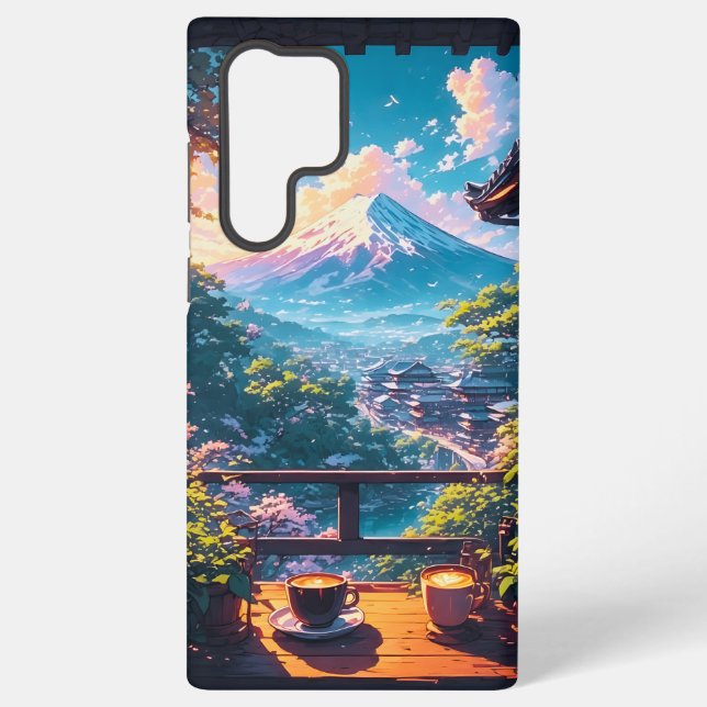Morning Calm over Fuji Samsung Galaxy Case (Back)