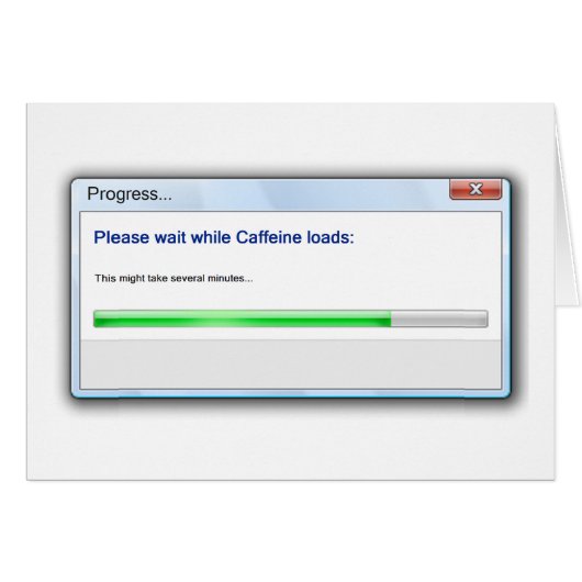 Morning Card (Front Horizontal)